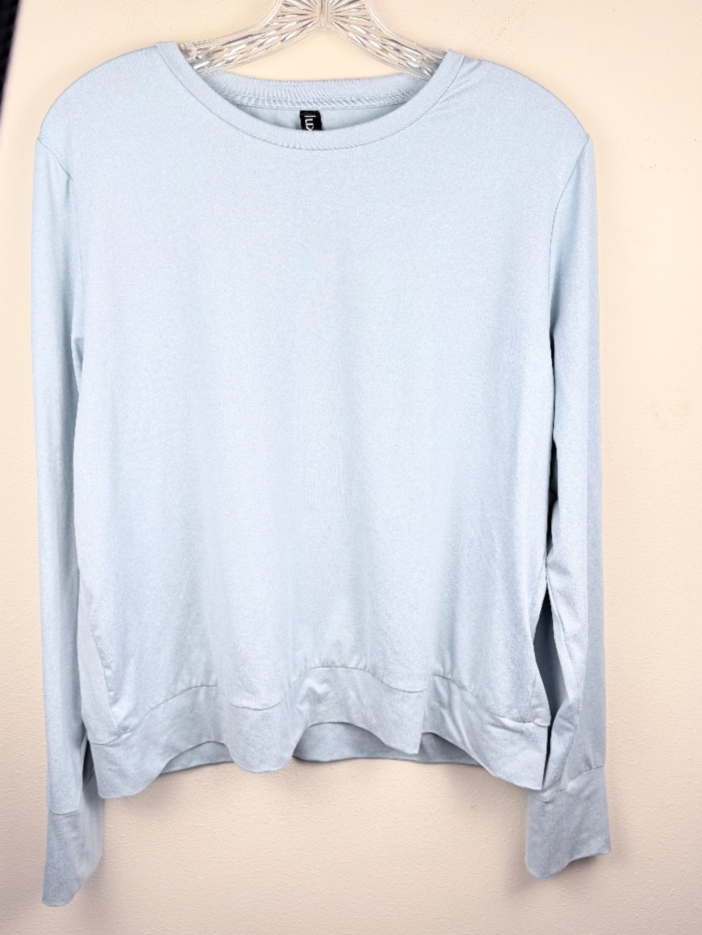 Two Lukka-Lux Powder Blue Long Sleeve Layering Tee L, NWT